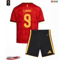 Belgia Romelu Lukaku #9 Koszulka Podstawowa dzieci MŚ 2026 Krótki Rękaw (+ krótkie spodenki)